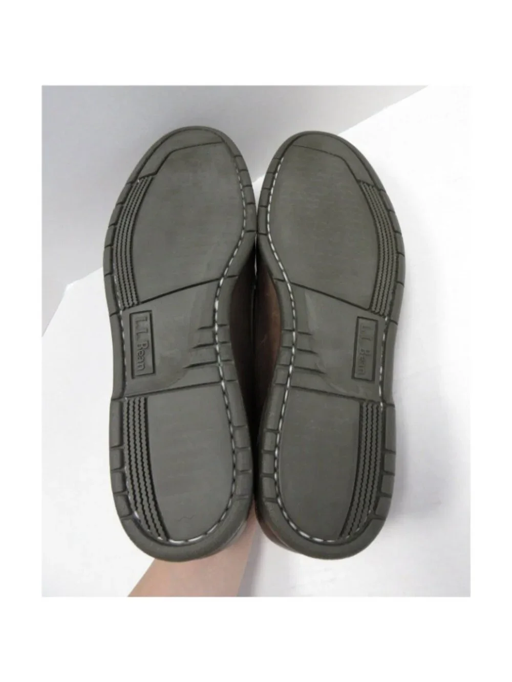 LL Bean Boat Shoes 11.5 D Loafer Leather Camp Moccasin Slip On Moc Toe